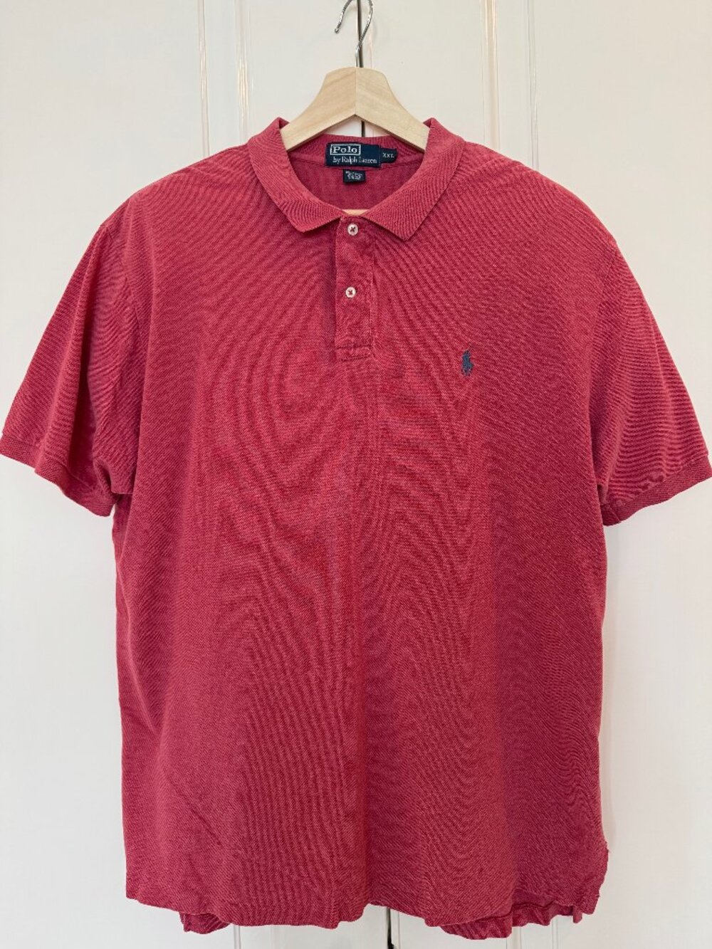 Polo Ralph Lauren Men’s XXL Red Pique Polo Shirt